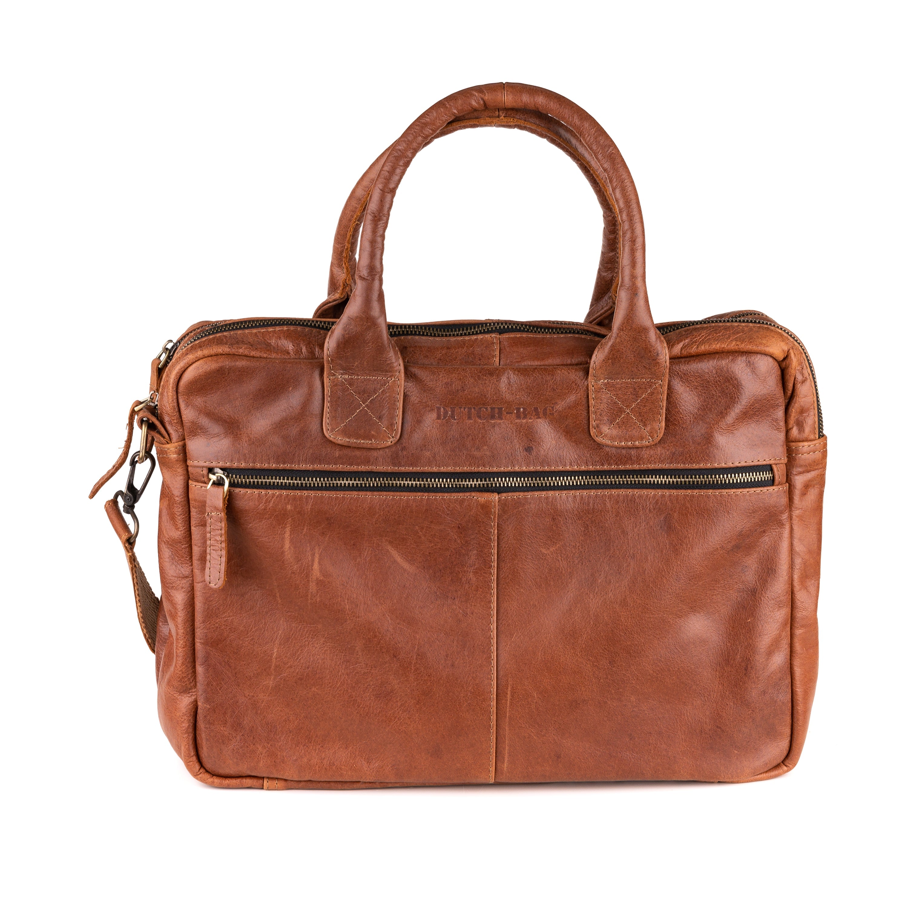 カナページ Amsterdam Deri Laptop Çantası 17 İnç - Chill-Line Dark Brown